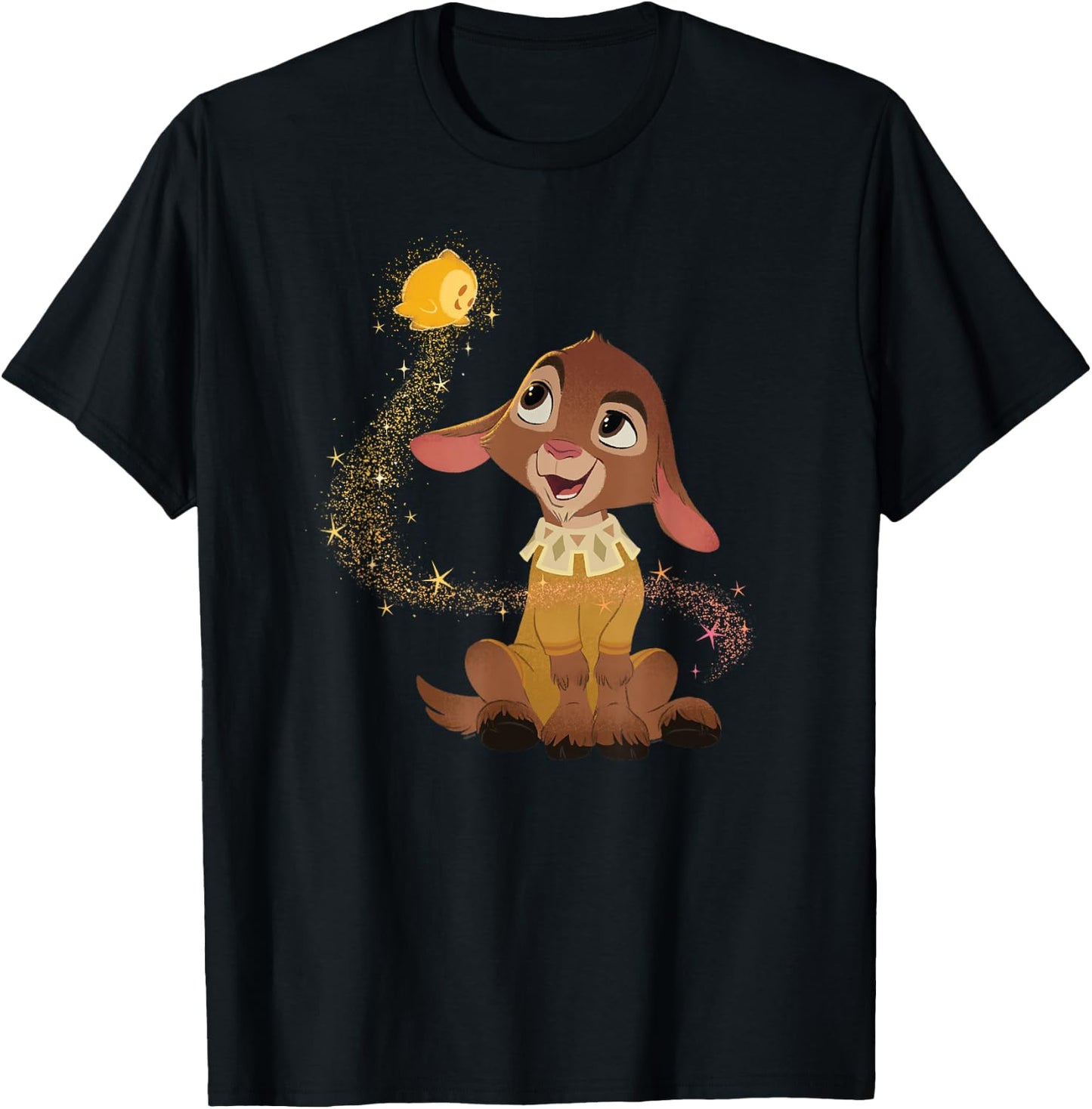 Disney Wish Star and Valentino Magical Friends T-Shirt - T-Shirt | Black