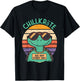 Chillkröte Fresh and Cool with Sunglasses , black T-Shirt - T-Shirt | Black