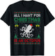 All I Want For Christmas Is A Octopus Ugly Sweater T-Shirt - T-Shirt | Black