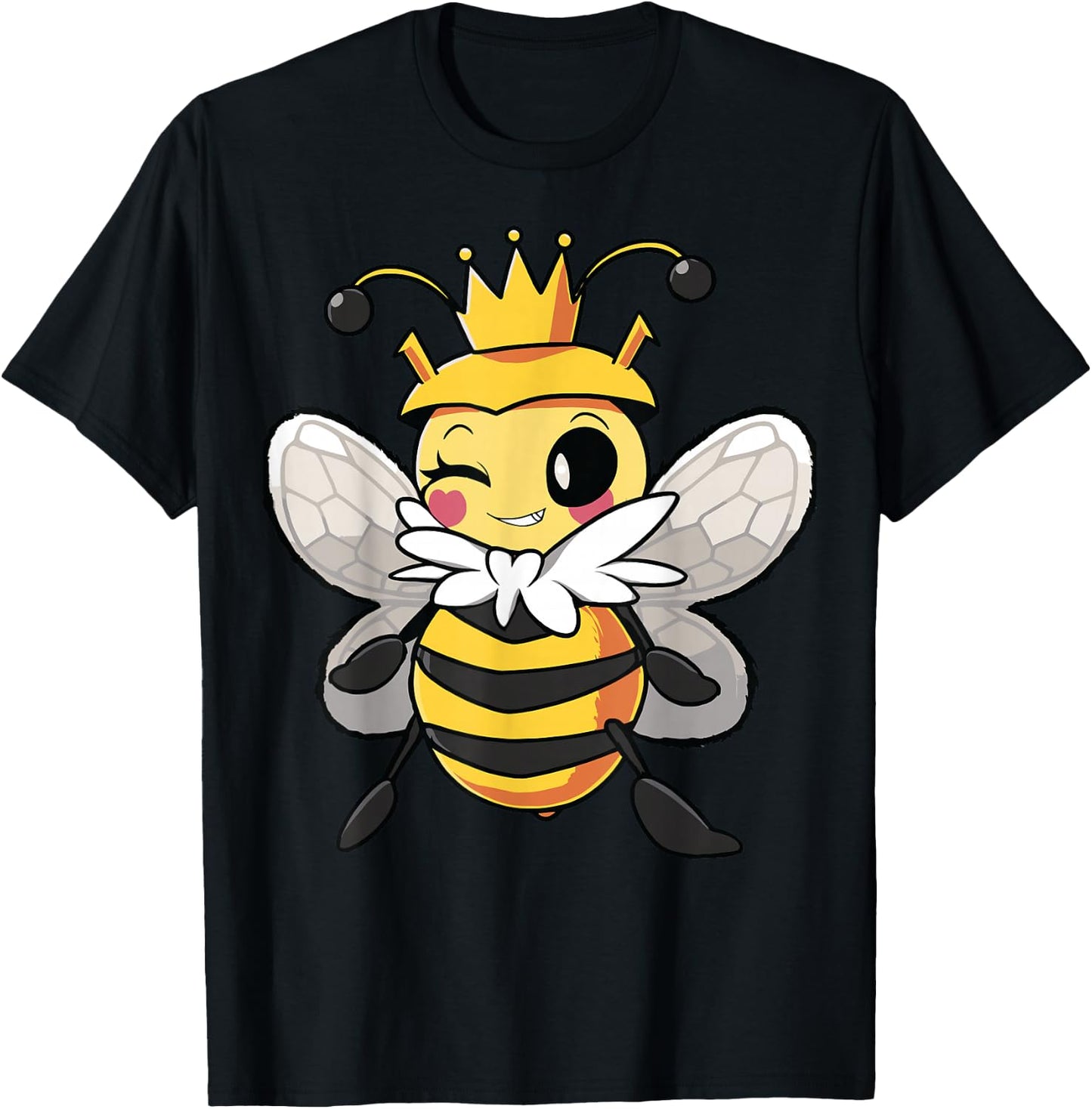 Cute Queen Bee T-Shirt - T-Shirt | Black
