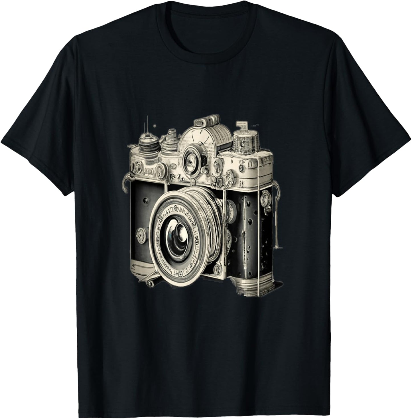 Appareil photo vintage , Black, S T-Shirt - T-Shirt | Black