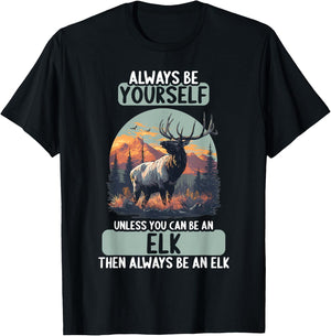 Elks Elk T-Shirt - T-Shirt | Black
