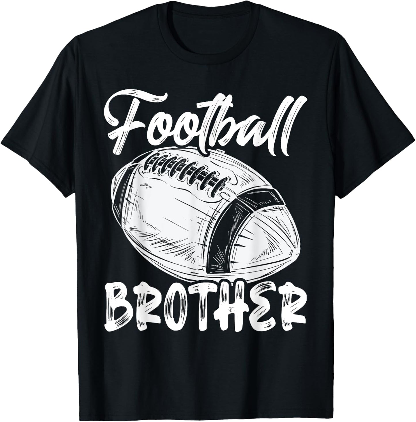 Football Brother Family Matching Players Fathers Day T-Shirt - T-Shirt | Black