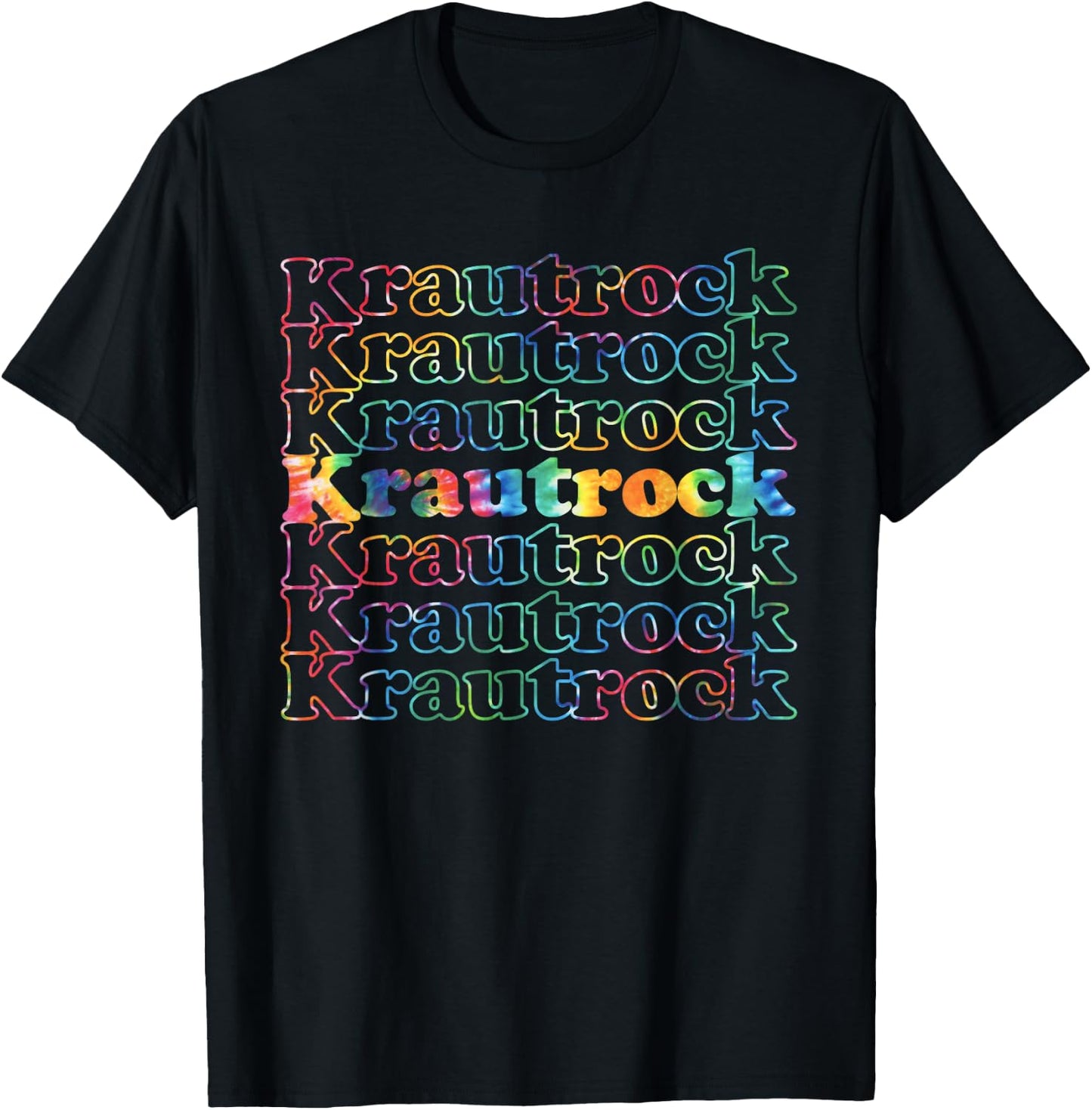 Krautrock Tie Dye T-Shirt - T-Shirt | Black