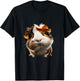 Adorable Guinea Pig Design , black T-Shirt - T-Shirt | Black