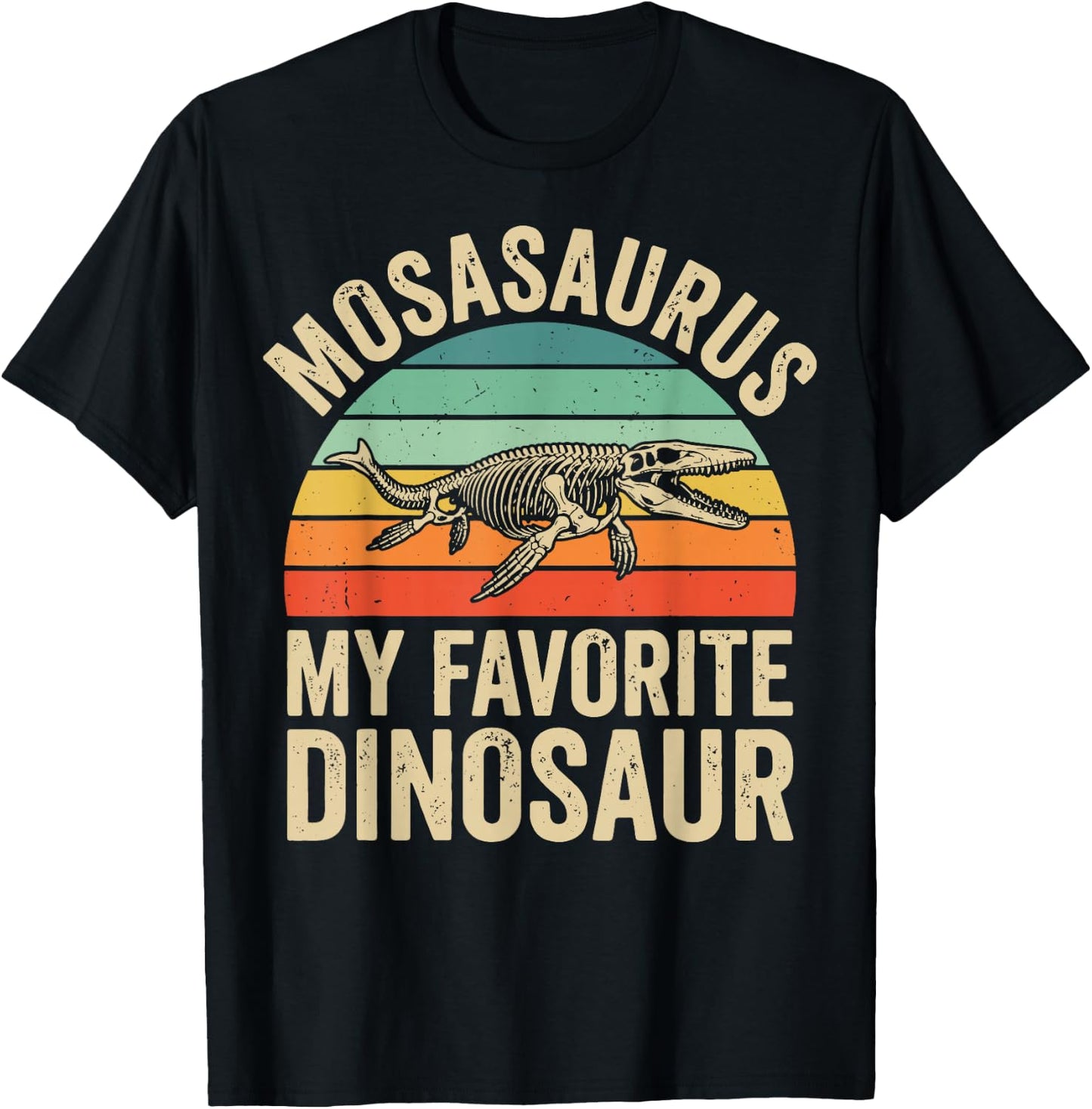 Mosasaurus My Favorite Dinosaur T-Shirt - T-Shirt | Black
