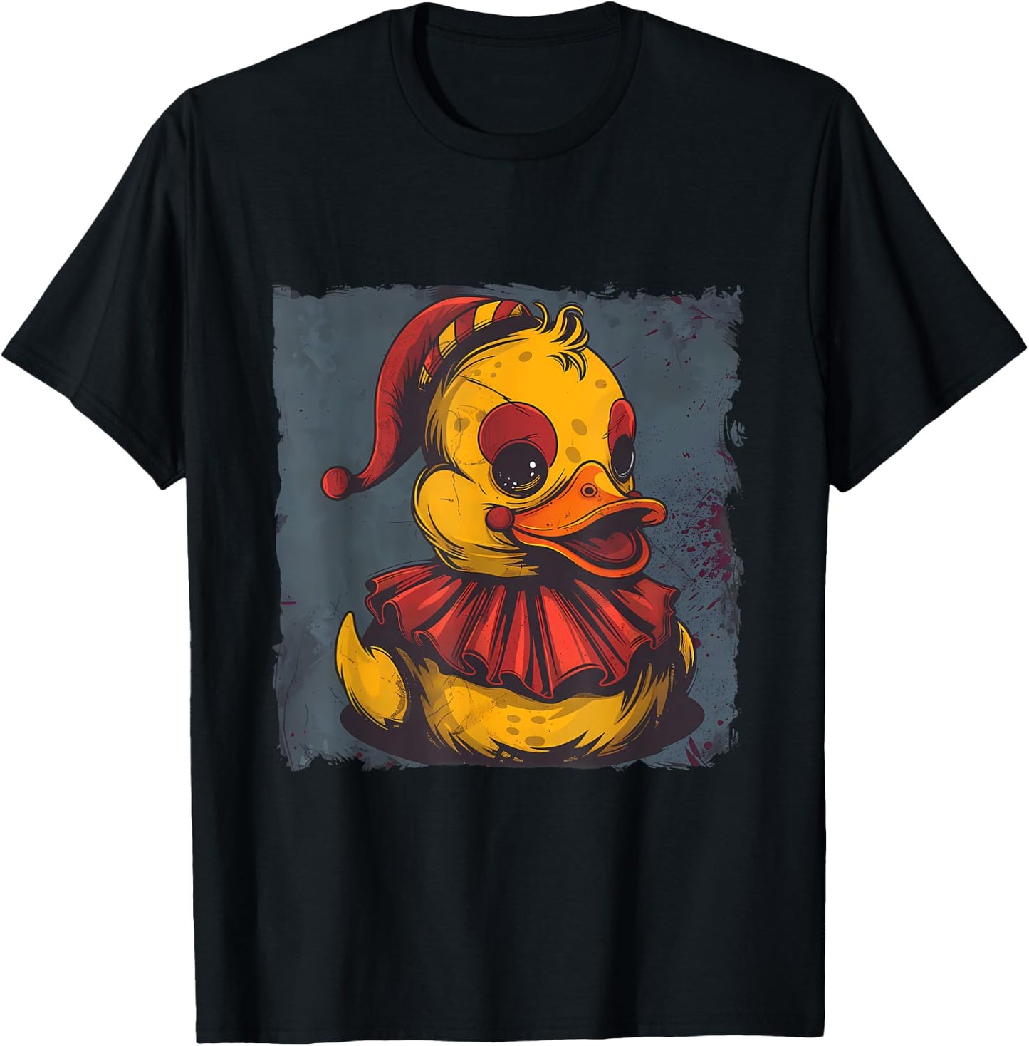 Rubber Duck Clown Rubber Duckie Circus Rubber Duckling T-Shirt - T-Shirt | Black