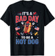 Its A Bad Day to Be A Hot Dog Funny 4th of July Men Women T-Shirt - T-Shirt | Black