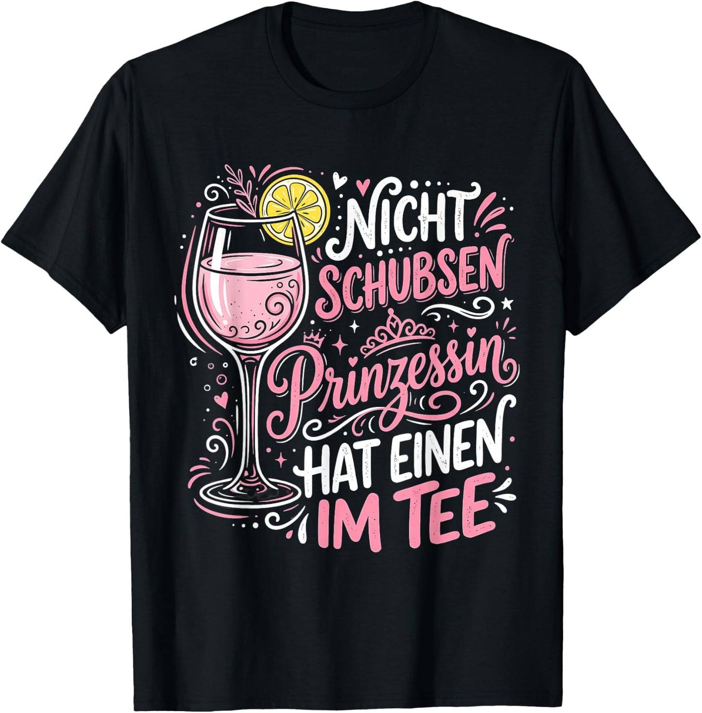 Nicht Schubsen Prinzessin Hat Einen Im T-Shirt - T-Shirt | Black