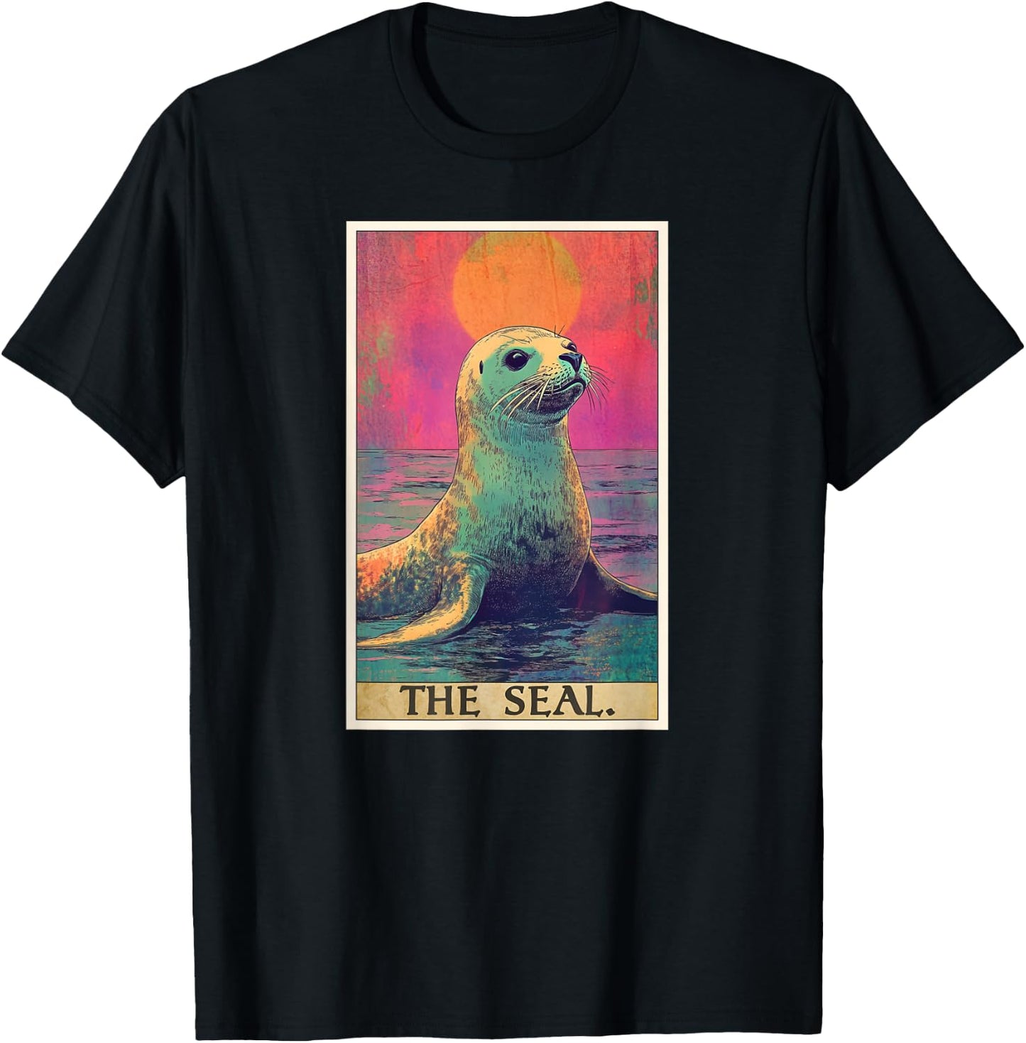Seal Tarot Card Seals Seal T-Shirt - T-Shirt | Black