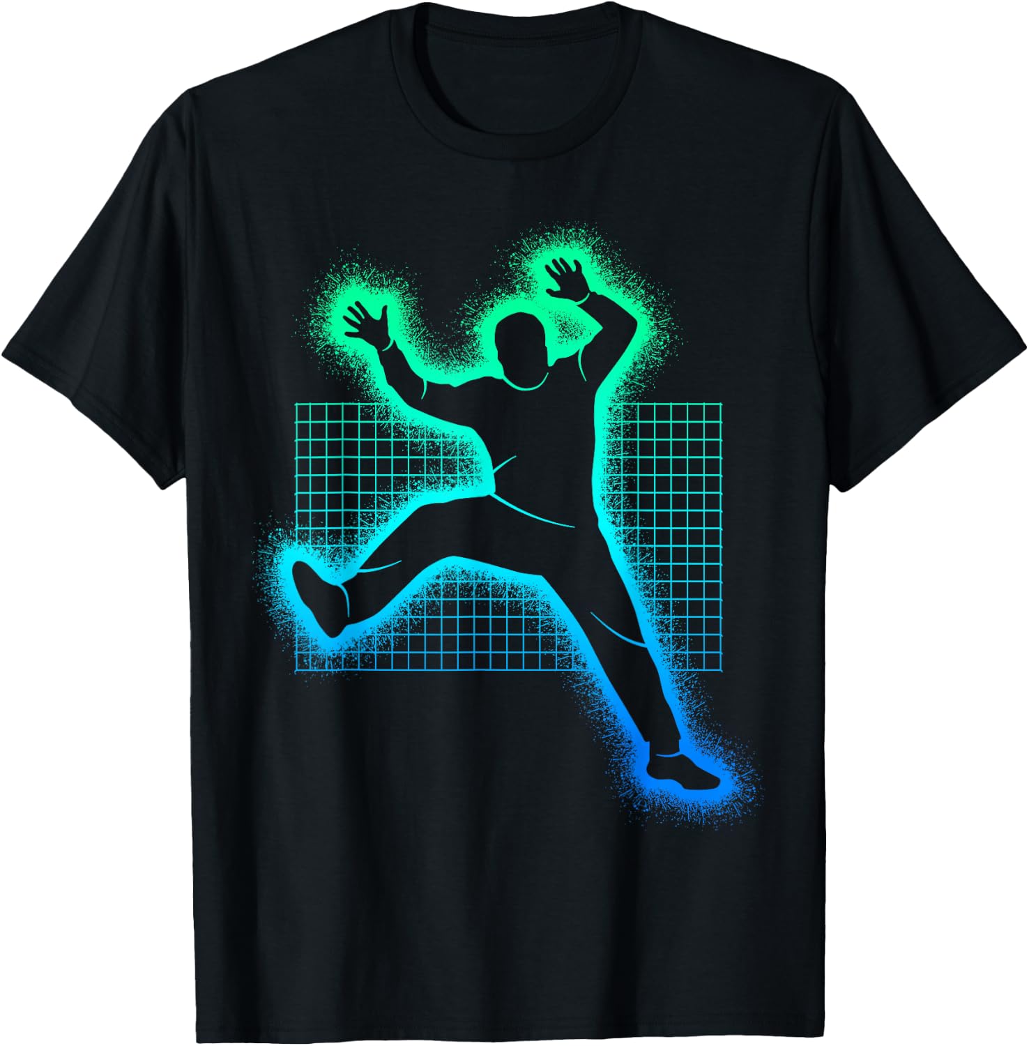 Handball Player and Boys - Goalkeeper , Black, S T-Shirt - T-Shirt | Black