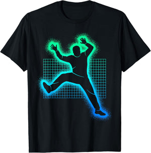 Handball Player and Boys - Goalkeeper , Black, S T-Shirt - T-Shirt | Black