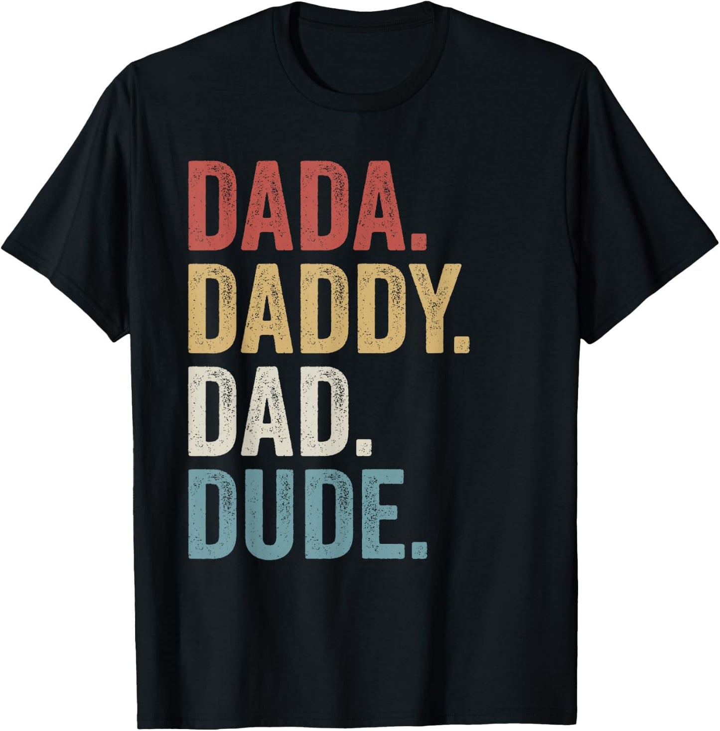 Dada daddy dad dude slang retro vintage T-Shirt - T-Shirt | Black