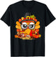 Books Turkey Face Teacher Read Fall Thanksgiving Men Women T-Shirt - T-Shirt | Black