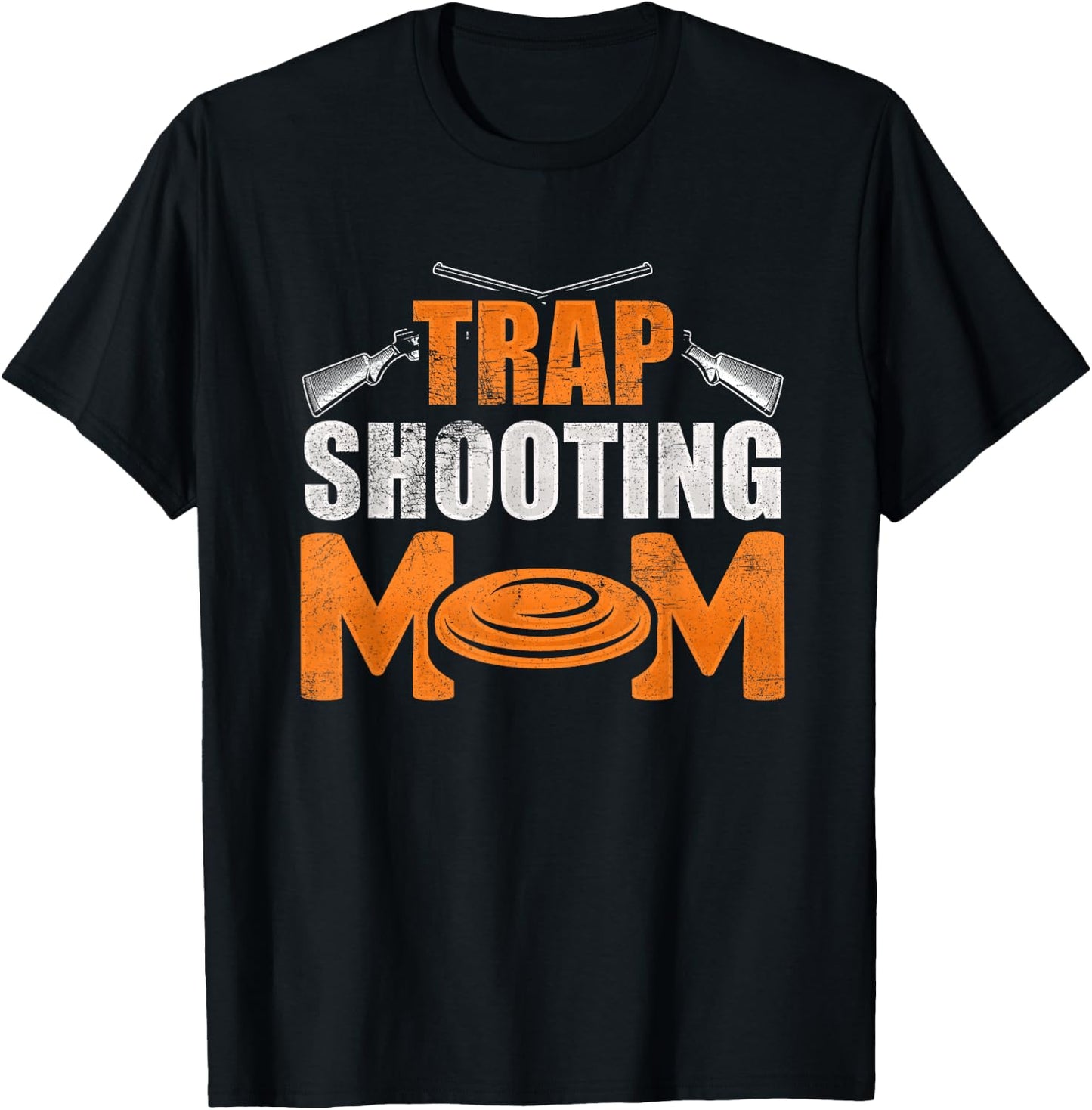 Trap Shooting Mom Trap Shooting Funny T-Shirt - T-Shirt | Black