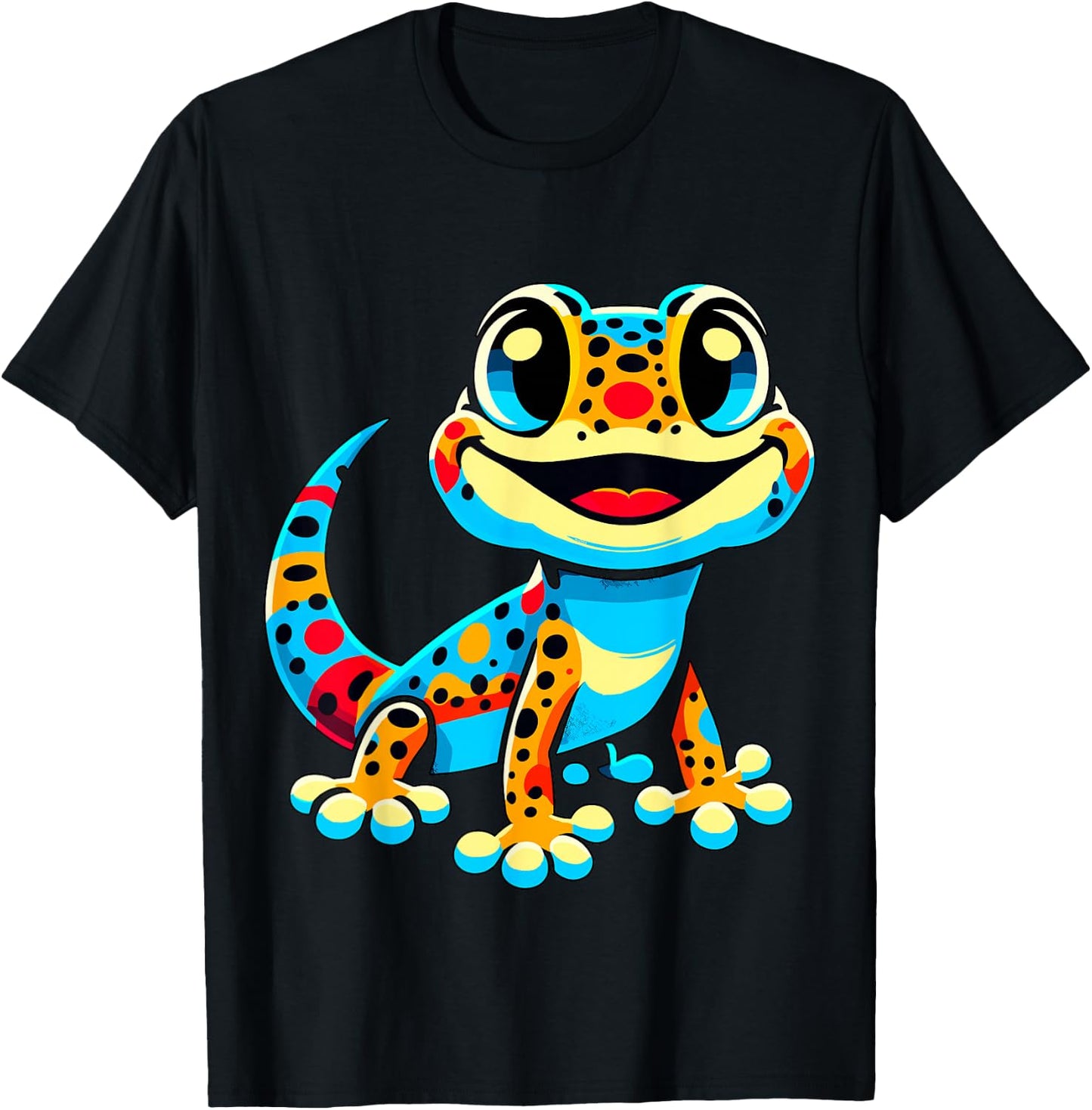Leopard Gecko T-Shirt - T-Shirt | Black