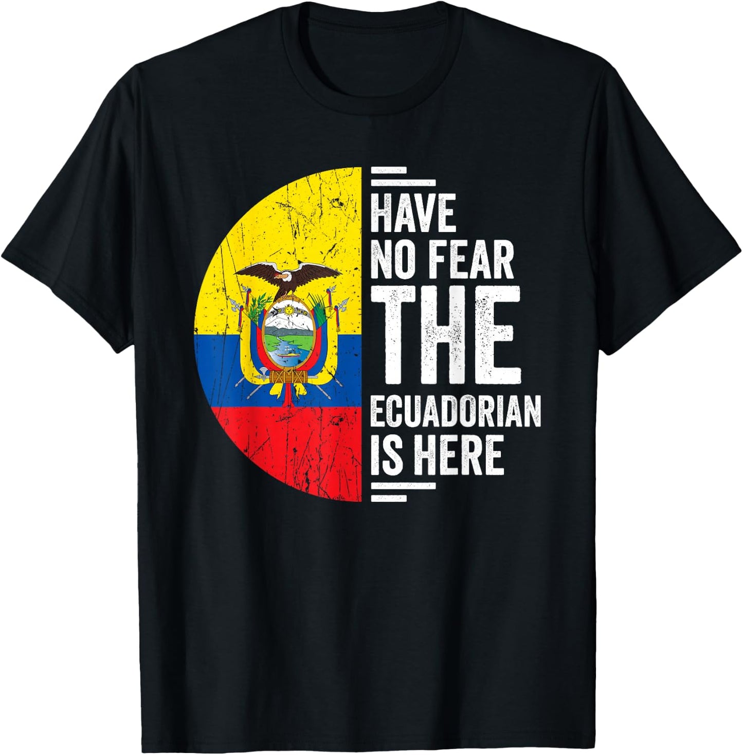 Ecuadorian Roots Outfit Funny Ecuador Heritage Men Women T-Shirt - T-Shirt | Black