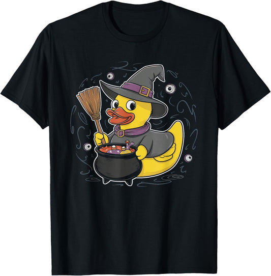 Rubber Duck Witch Rubber Duckie Costume Party T-Shirt - T-Shirt | Black
