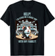 Help I'm Stuck On A Cruise Ship With My Family Matching Fun T-Shirt - T-Shirt | Black