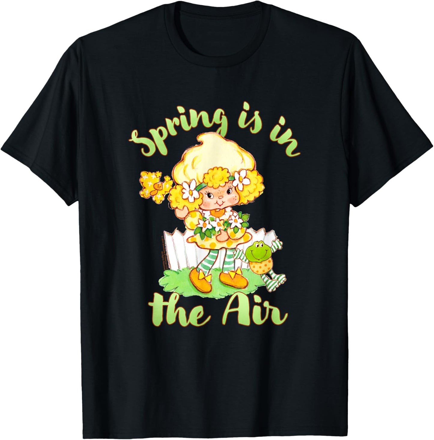 Strawberry Shortcake Lemon Meringue Easter Spring In The Air T-Shirt - T-Shirt | Black
