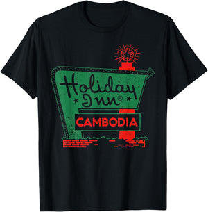 Vintage Holiday In Cambodia T-Shirt - T-Shirt | Black