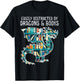 Easily Distracted By Dragons Books Funny Bookworm T-Shirt - T-Shirt | Black