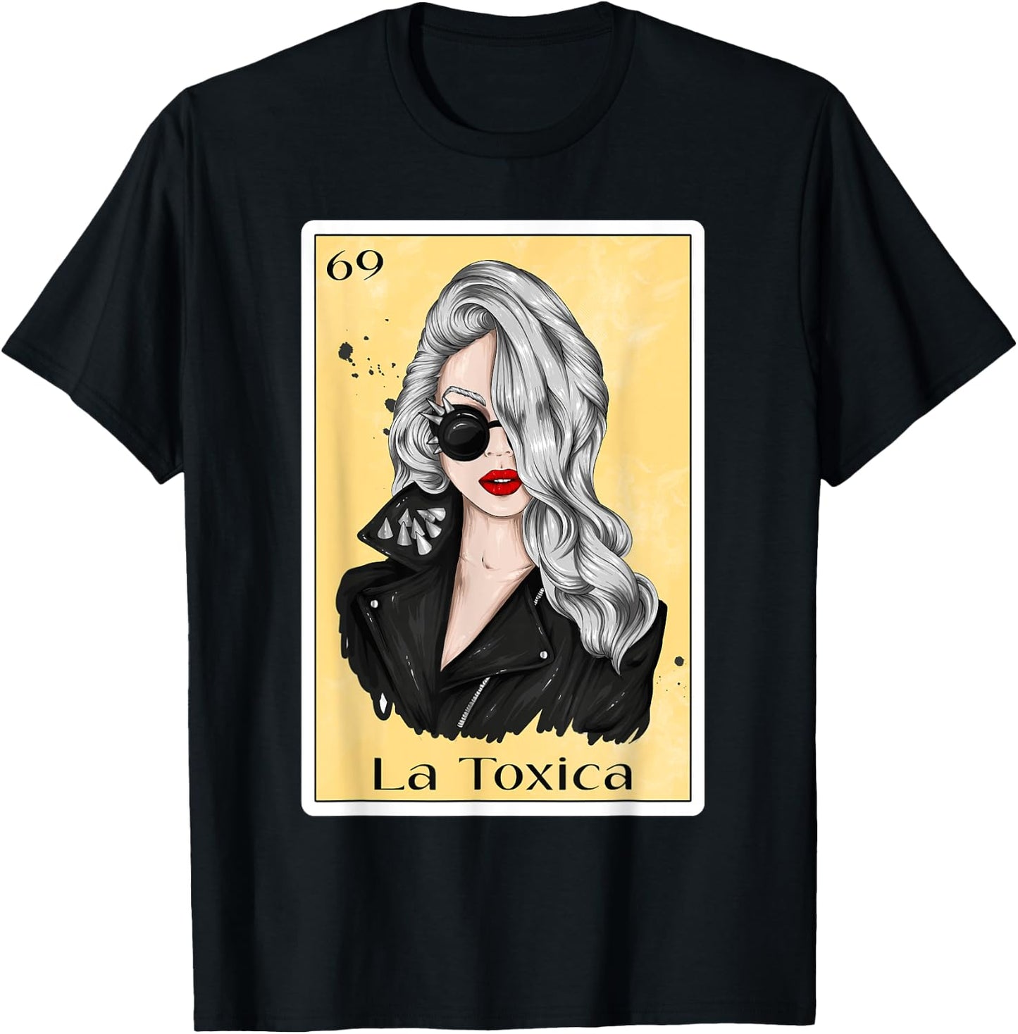 Women Spanish-Mexican Bingo Gifts Girls Toxica - La Toxica T-Shirt - T-Shirt | Black