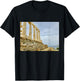 Temple of Poseidon bag - greek greece history T-Shirt - T-Shirt | Black