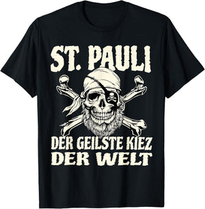 St. Pauli der geilste Kiez der Welt St. Pauli T-Shirt - T-Shirt | Black