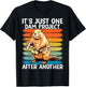It's Just one Dam Project After Another Funny Beaver T-Shirt - T-Shirt | Black