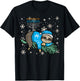 Hanukkah Sloth Nap Chanukah Jewish Kids Toddler Women Men T-Shirt - T-Shirt | Black