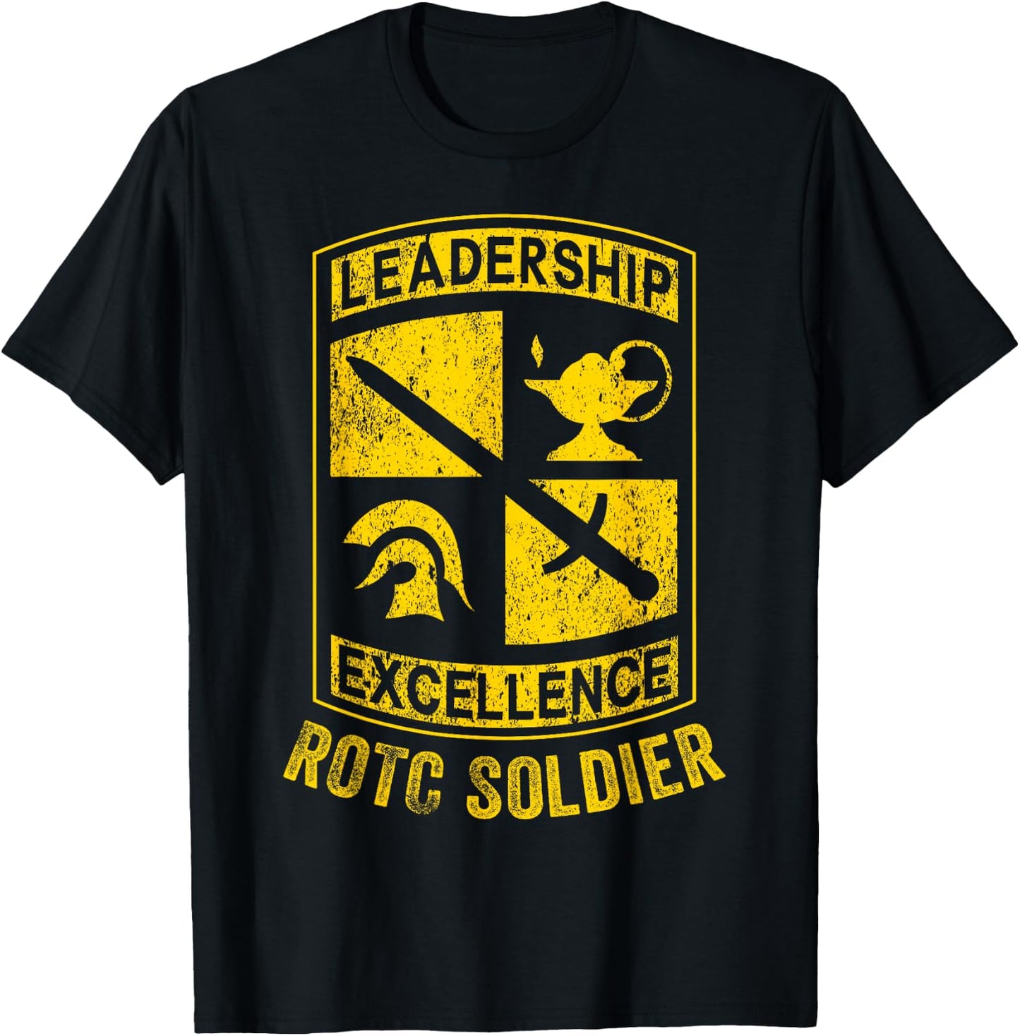 US ROTC Soldier Leadership Excellence USA ROTC Soldiers T-Shirt - T-Shirt | Black