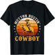Mutton Busting Cowboy Rodeo Sheep Riding Mutton Buster Youth T-Shirt - T-Shirt | Black