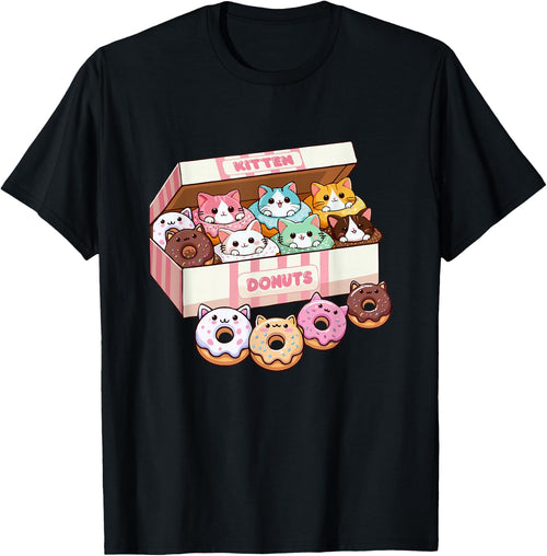 Kitten Donuts Pastry Cat Lover Cute Doughnut Cats