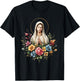 Our Lady of Fatima Mother Mary Saint Mary Mighty Symbol , blue T-Shirt - T-Shirt | Black