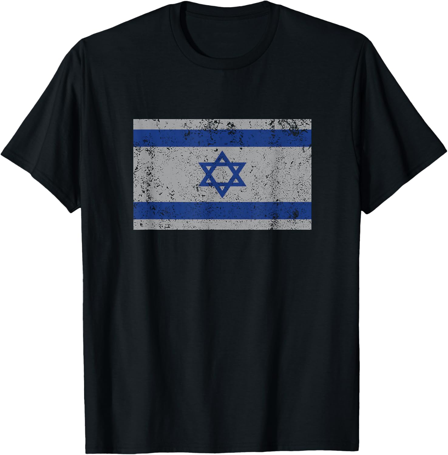 Israeli Flag Israel Jewish Star of David Jerusalem T-Shirt - T-Shirt | Black