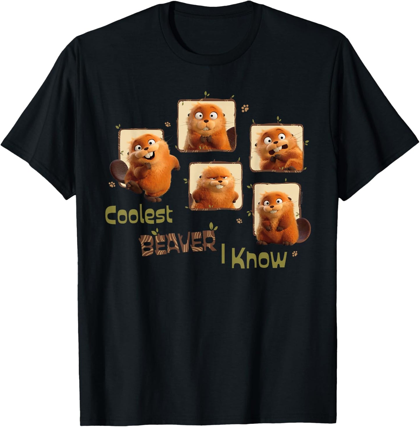 Disney and Pixar's Hoppers Mabel Moods Coolest Beaver I Know T-Shirt - T-Shirt | Black