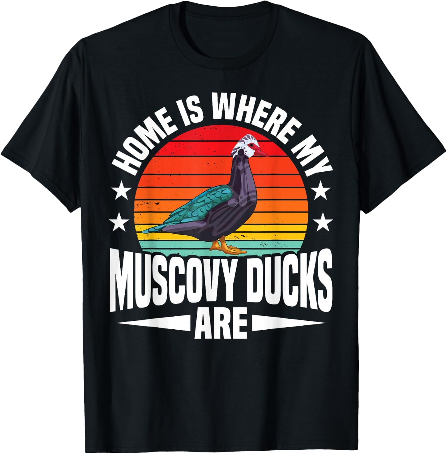 Muscovy Duck Mom Muscovy Duck Food Ornament Muscovy Ducks T-Shirt - T-Shirt | Black