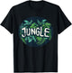 Stylish jungle design for trendy outfits , Black, S T-Shirt - T-Shirt | Black