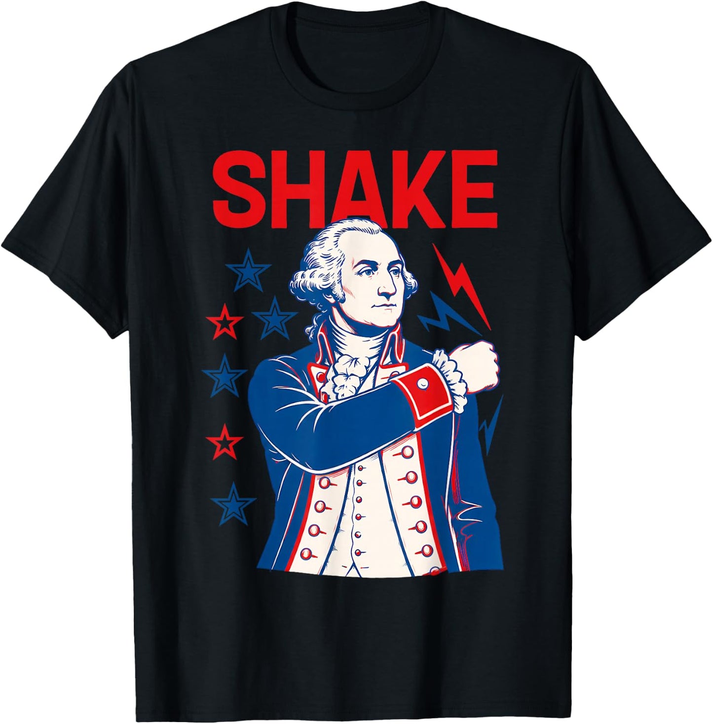Funny Shake and Bake 4th of July Couple Matching T-Shirt - T-Shirt | Black