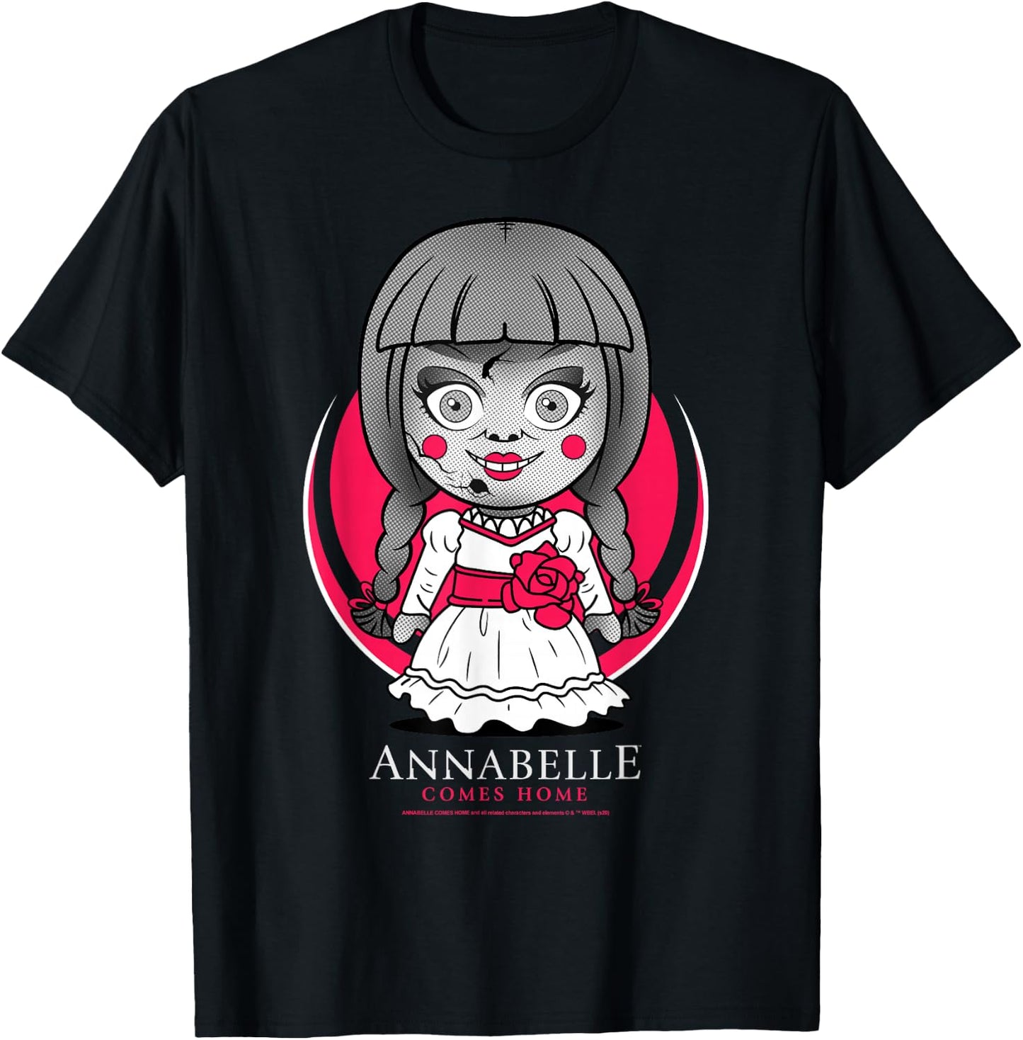 Annabelle Comes Home Chibi Annabelle T-Shirt - T-Shirt | Black