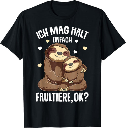 Sloth I Like Hold Sloths Women's Children's Girls , black