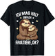 Sloth I Like Hold Sloths Women's Children's Girls , black T-Shirt - T-Shirt | Black