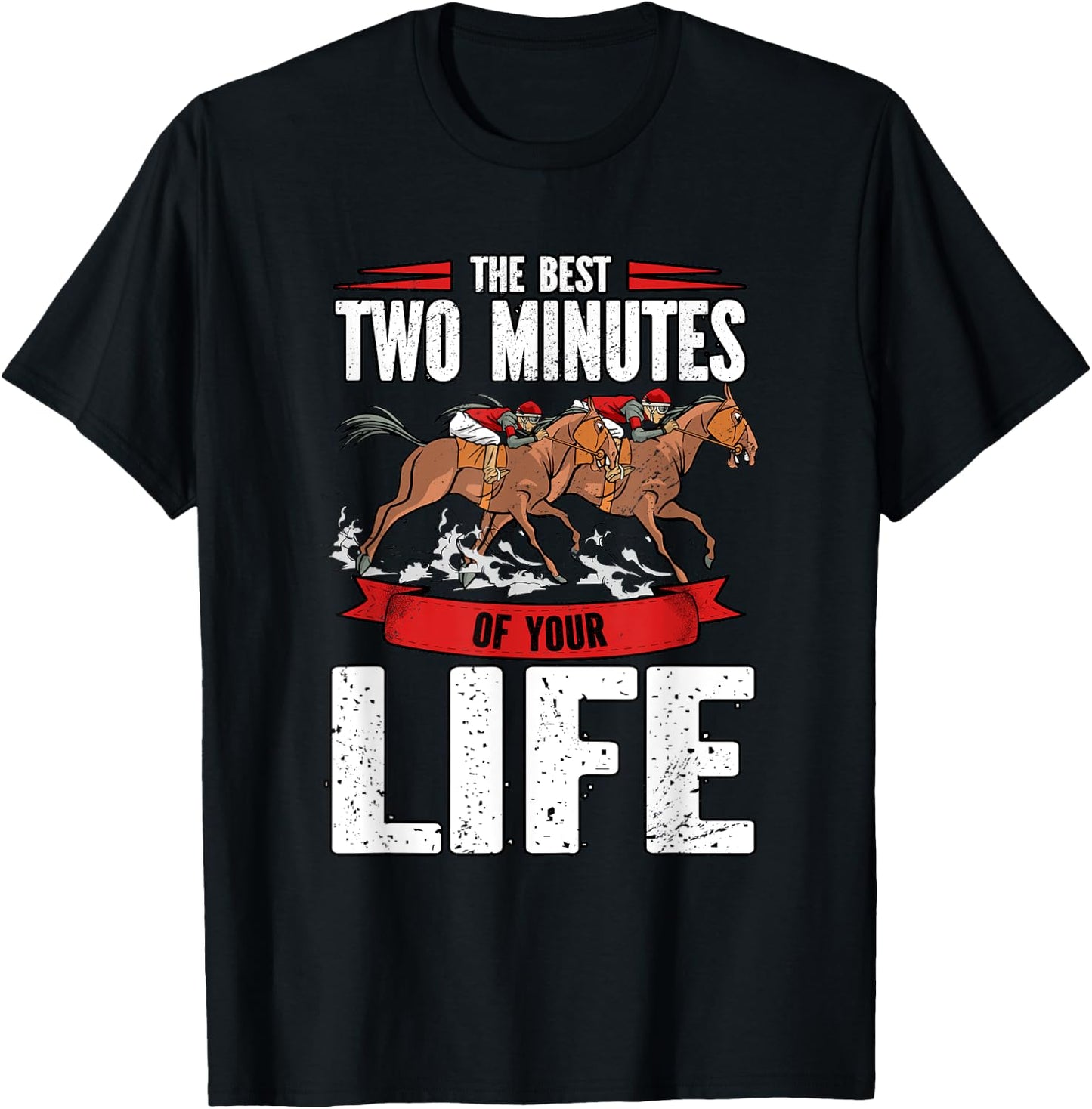 Horse Racing T-Shirt - T-Shirt | Black