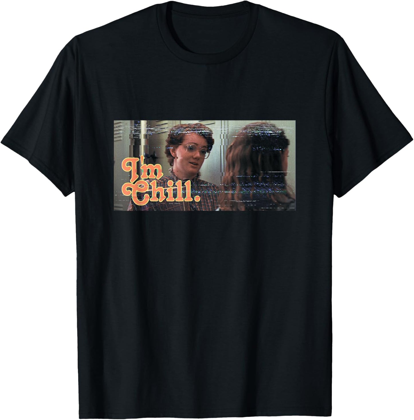 Stranger Things Vintage Barb I'm Chill T-Shirt - T-Shirt | Black