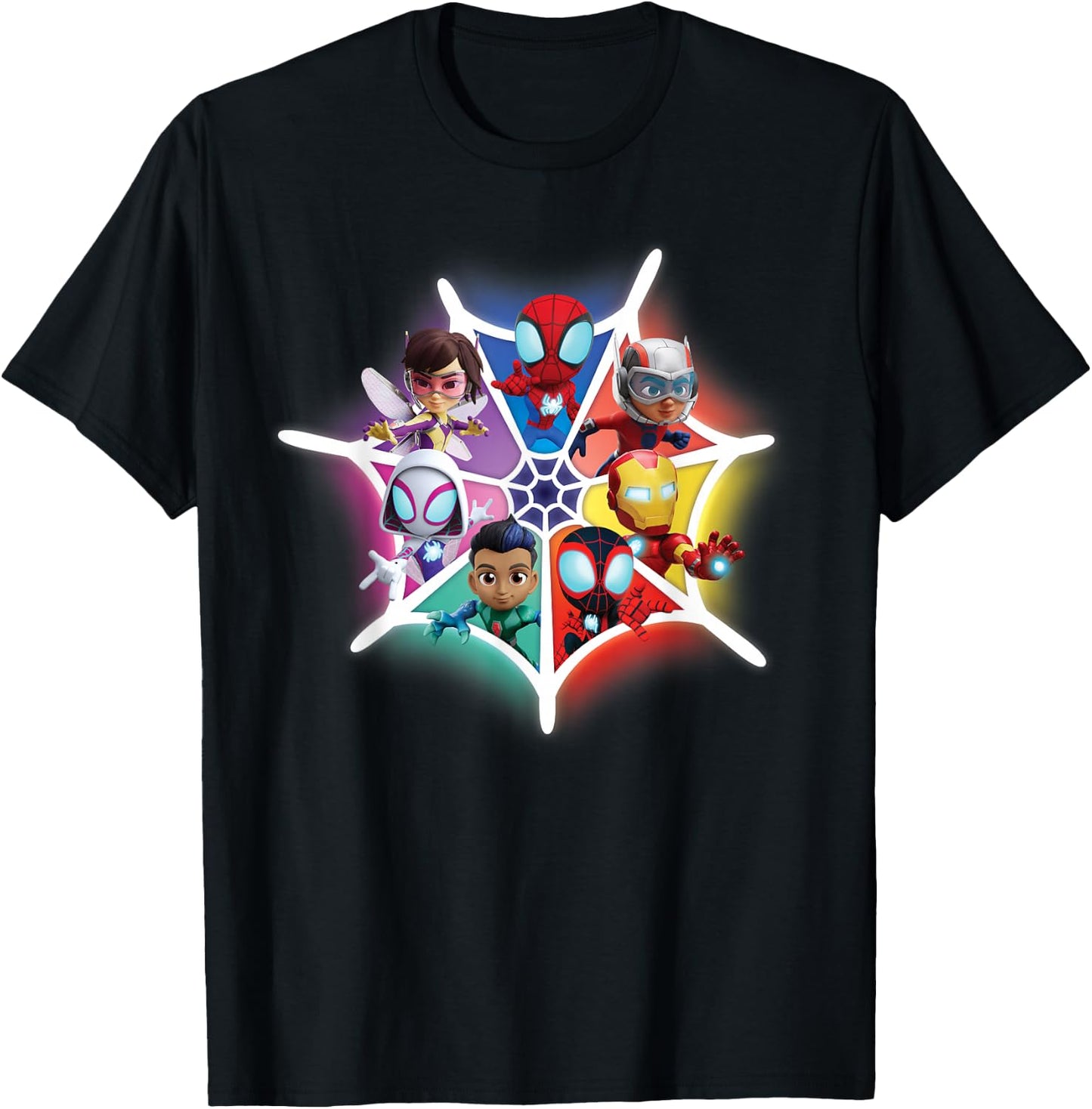 Marvel Spidey and His Amazing Friends Avengers Team-Up , black T-Shirt - T-Shirt | Black