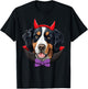 Bernese Mountain Dog Vampire Halloween Costume T-Shirt - T-Shirt | Black