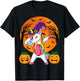 Süße Hexe Einhorn Halloween Witchy Unicorn Kürbis Mädchen T-Shirt - T-Shirt | Black