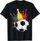 Drapeau Belge Fantaisie Belgique T-Shirt - T-Shirt | Black