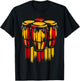 Vibrant Red Yellow Bongos Drums Graphic T-Shirt - T-Shirt | Black
